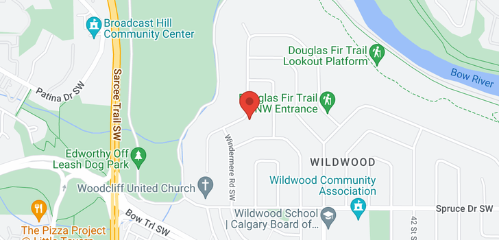 map of 390 WILDWOOD DR SW